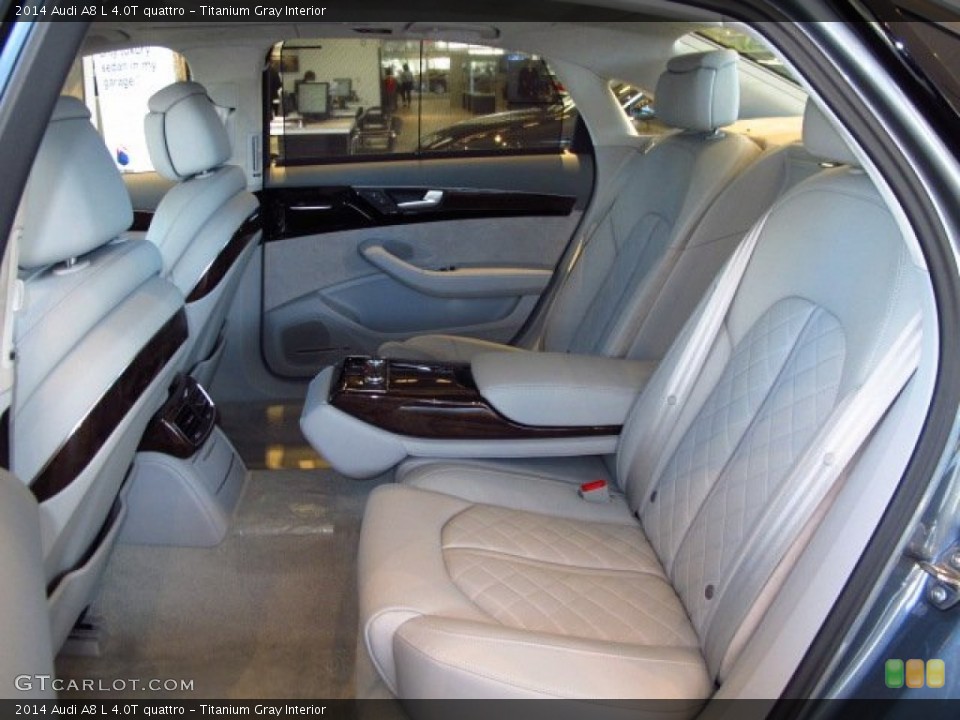 Titanium Gray Interior Rear Seat for the 2014 Audi A8 L 4.0T quattro #92356824