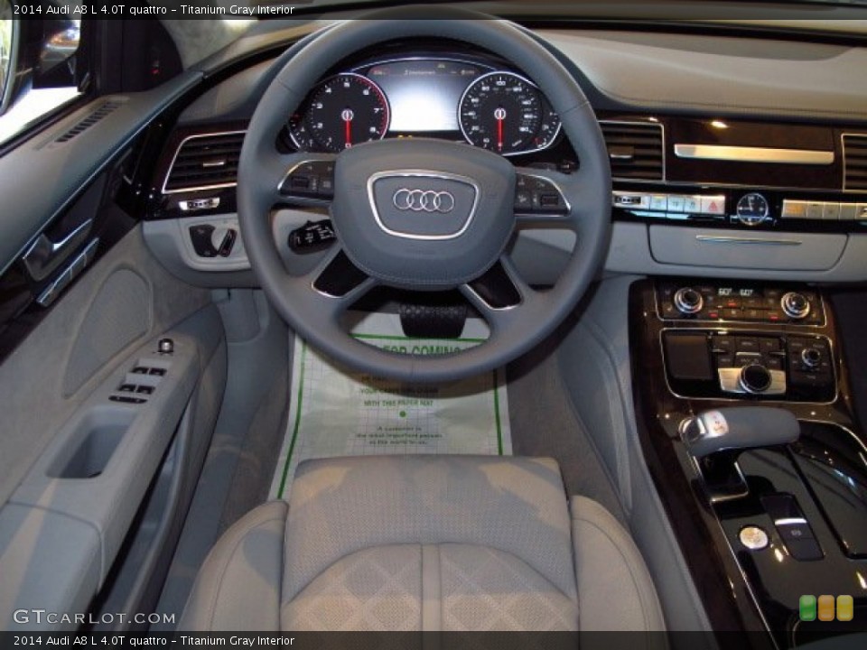 Titanium Gray Interior Dashboard for the 2014 Audi A8 L 4.0T quattro #92356845