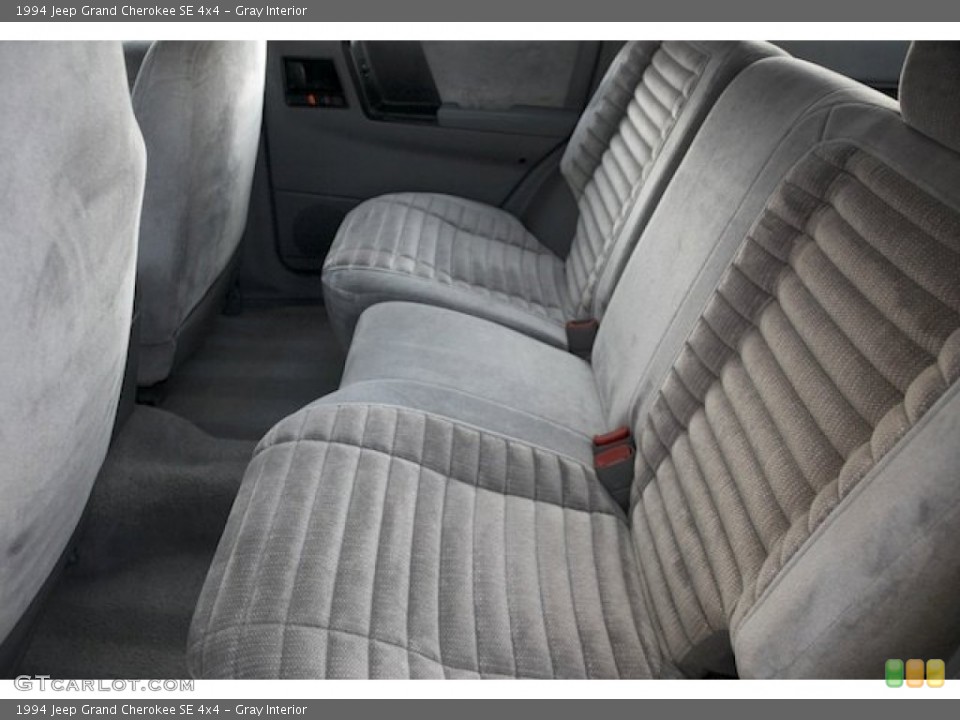 Gray Interior Rear Seat for the 1994 Jeep Grand Cherokee SE 4x4 #92368238