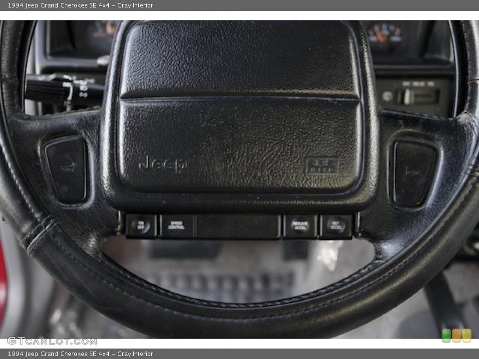Gray Interior Controls for the 1994 Jeep Grand Cherokee SE 4x4 #92368287