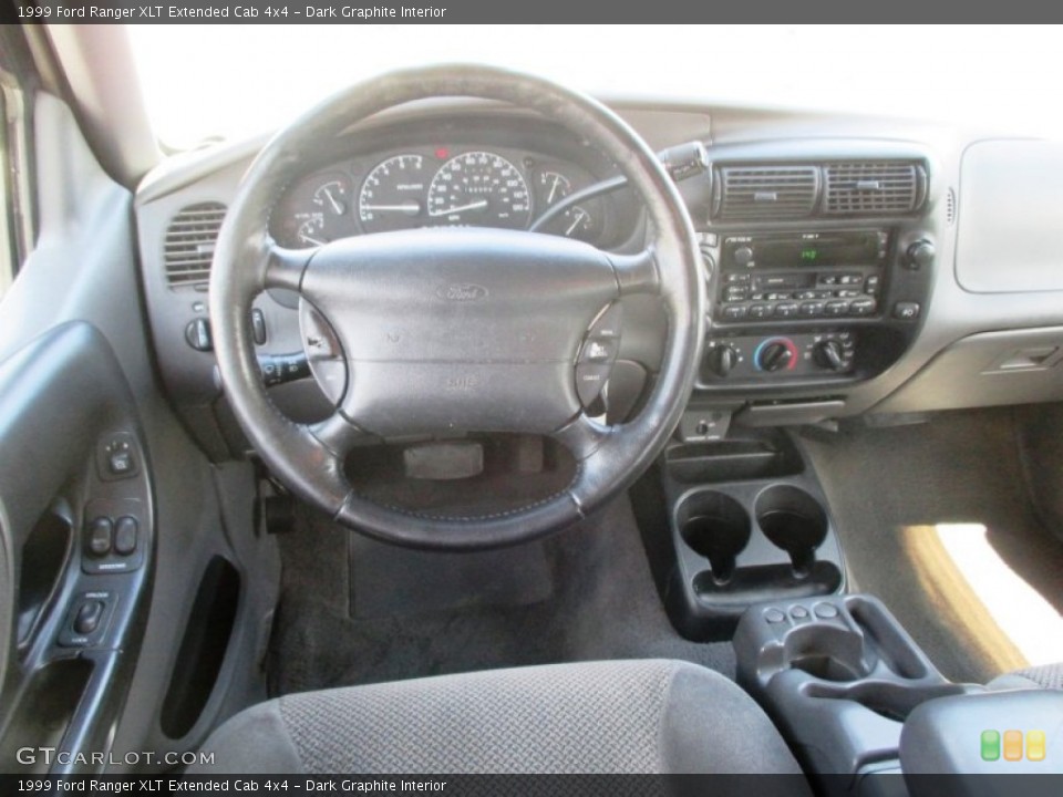 Dark Graphite Interior Dashboard for the 1999 Ford Ranger XLT Extended Cab 4x4 #92368302