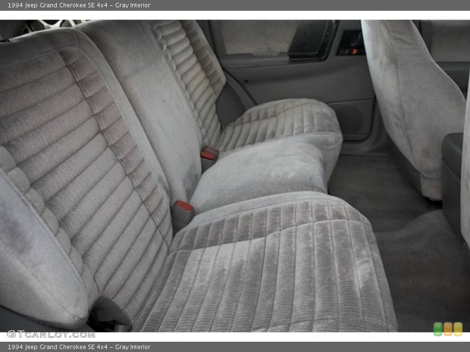 Gray Interior Rear Seat for the 1994 Jeep Grand Cherokee SE 4x4 #92368524