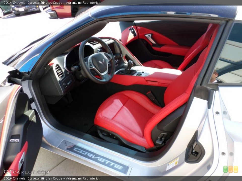Adrenaline Red Interior Photo for the 2014 Chevrolet Corvette Stingray Coupe #92373834