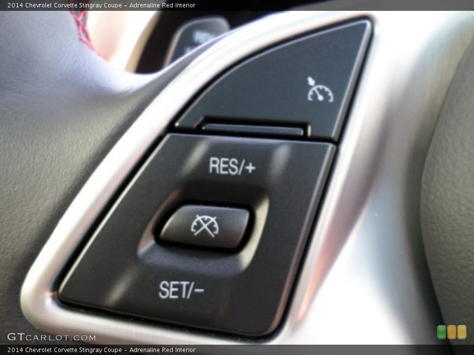 Adrenaline Red Interior Controls for the 2014 Chevrolet Corvette Stingray Coupe #92373942