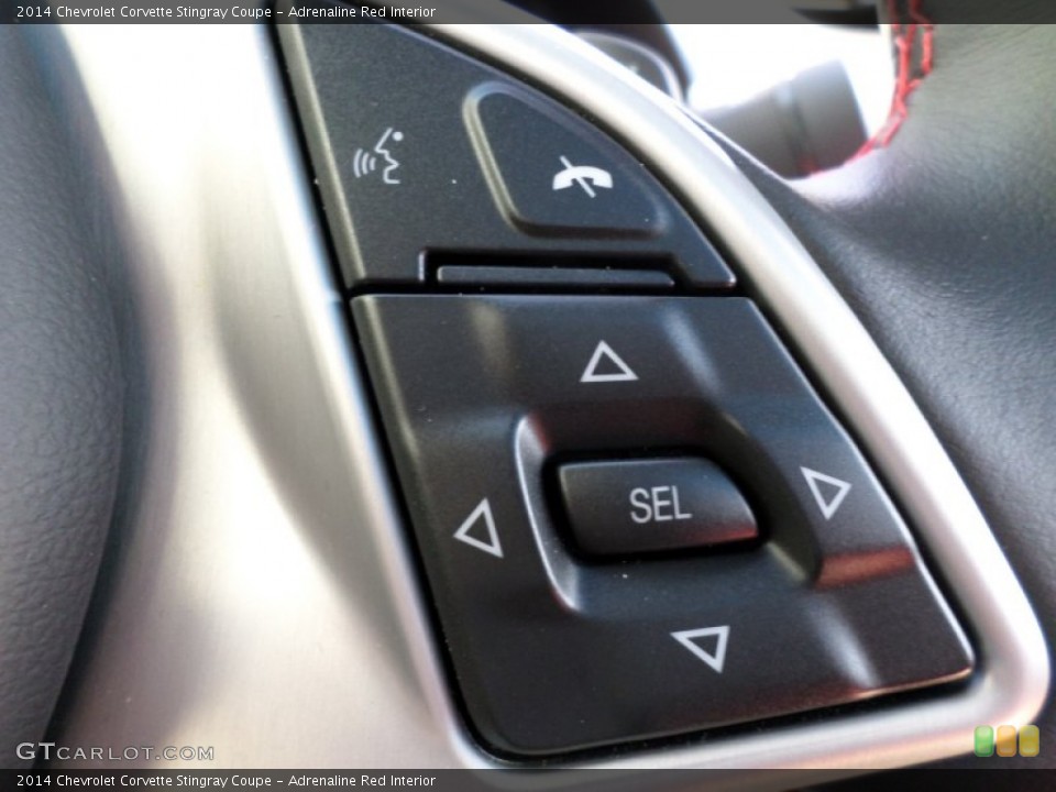 Adrenaline Red Interior Controls for the 2014 Chevrolet Corvette Stingray Coupe #92373966