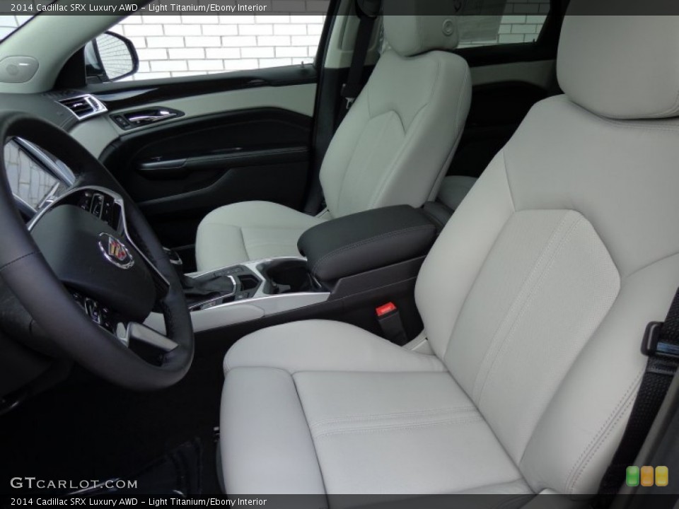Light Titanium/Ebony Interior Front Seat for the 2014 Cadillac SRX Luxury AWD #92378214