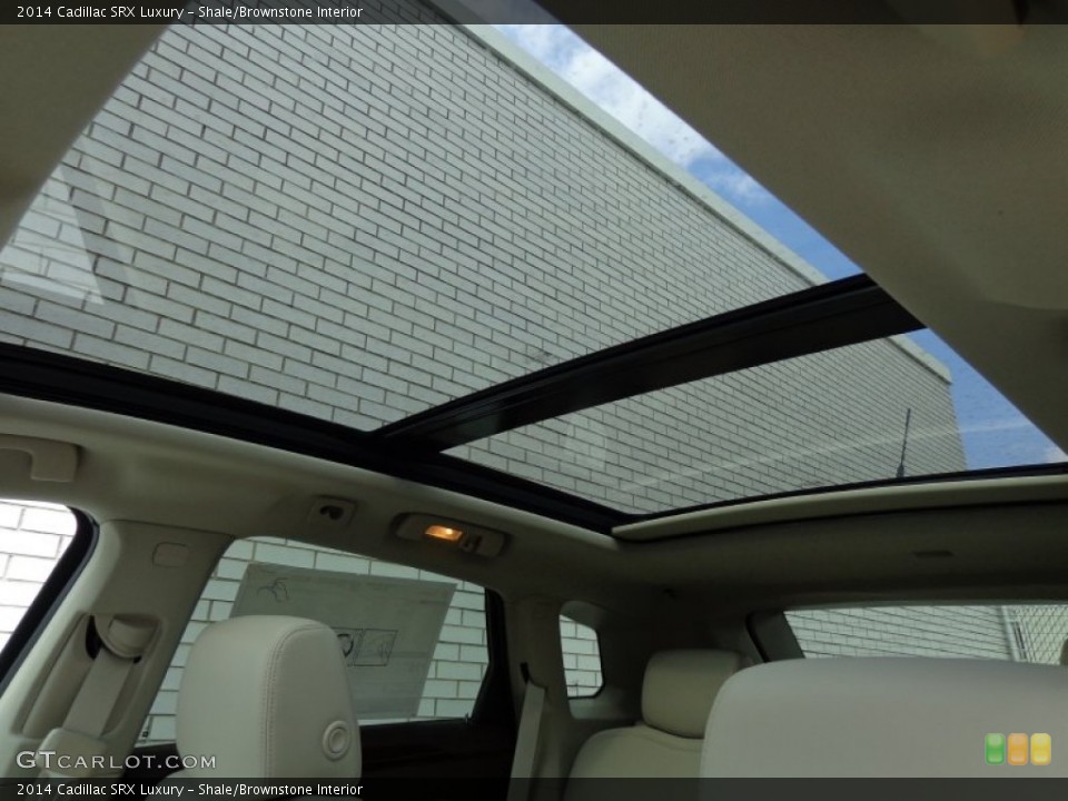 Shale/Brownstone Interior Sunroof for the 2014 Cadillac SRX Luxury #92379183