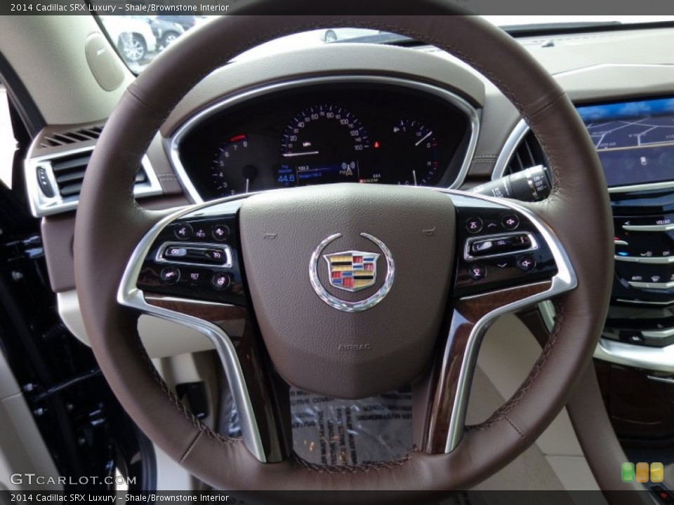 Shale/Brownstone Interior Steering Wheel for the 2014 Cadillac SRX Luxury #92379267