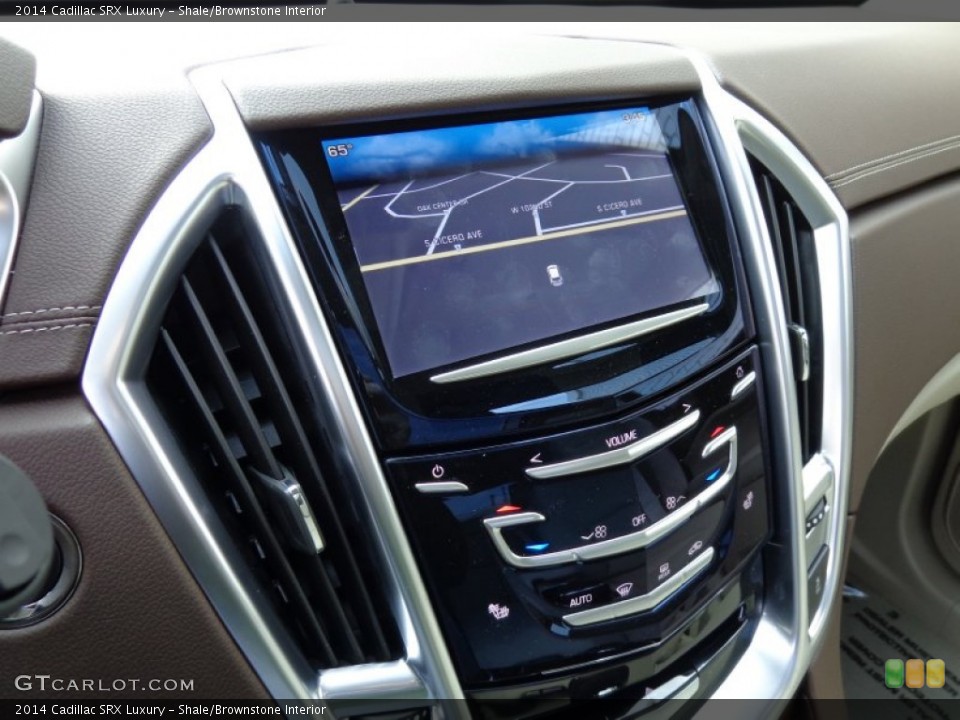 Shale/Brownstone Interior Navigation for the 2014 Cadillac SRX Luxury #92379303