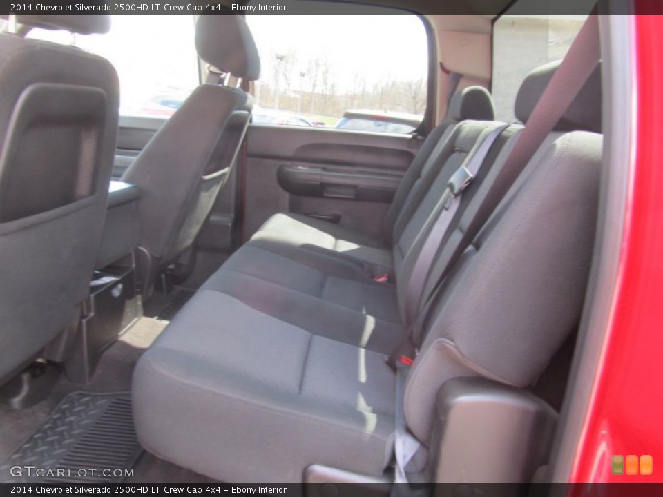 Ebony Interior Rear Seat for the 2014 Chevrolet Silverado 2500HD LT Crew Cab 4x4 #92380503
