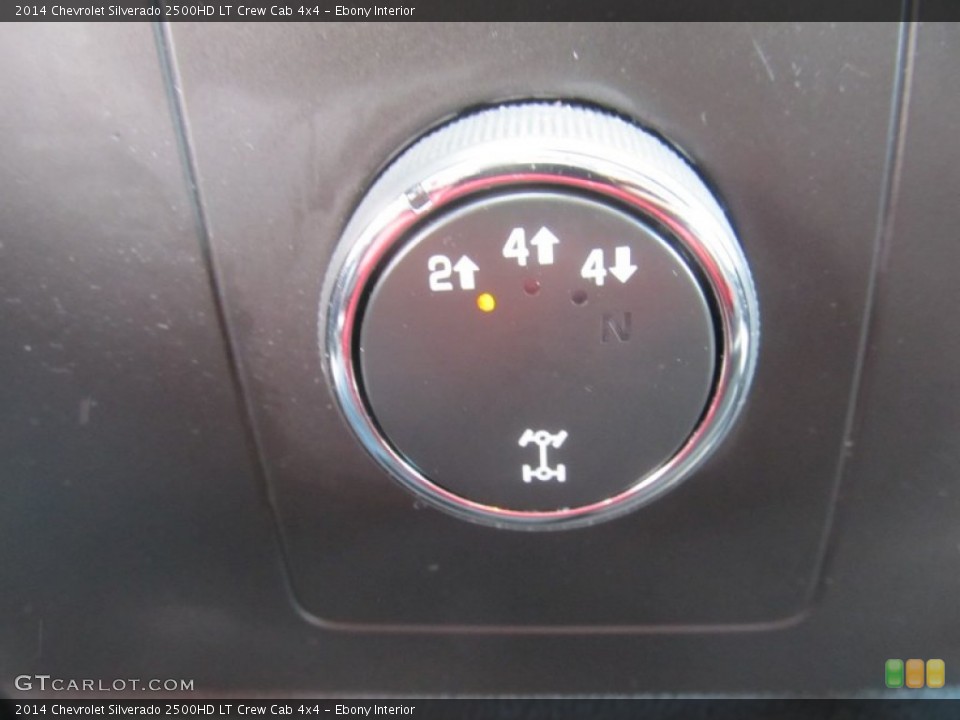 Ebony Interior Controls for the 2014 Chevrolet Silverado 2500HD LT Crew Cab 4x4 #92380536