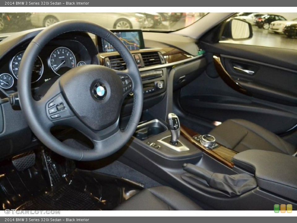 Black Interior Photo for the 2014 BMW 3 Series 320i Sedan #92392050