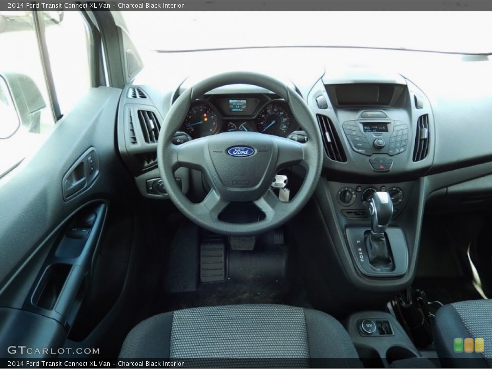 Charcoal Black Interior Dashboard for the 2014 Ford Transit Connect XL Van #92399415