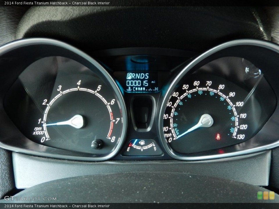 Charcoal Black Interior Gauges for the 2014 Ford Fiesta Titanium Hatchback #92400303