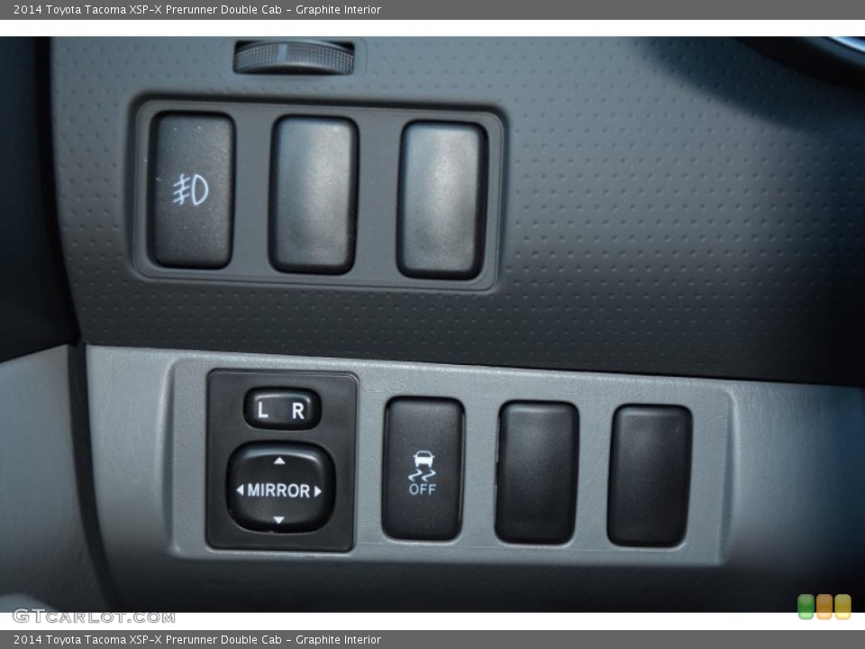 Graphite Interior Controls for the 2014 Toyota Tacoma XSP-X Prerunner Double Cab #92404548