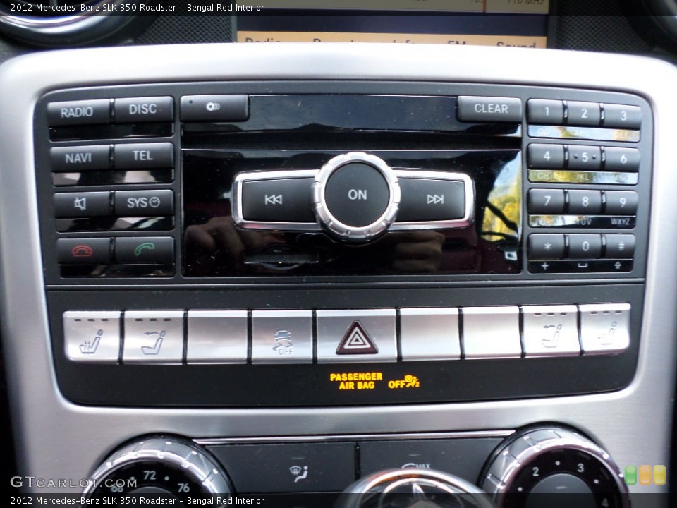 Bengal Red Interior Controls for the 2012 Mercedes-Benz SLK 350 Roadster #92415300