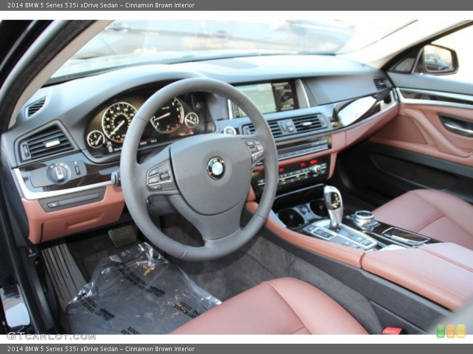 Cinnamon Brown 2014 BMW 5 Series Interiors