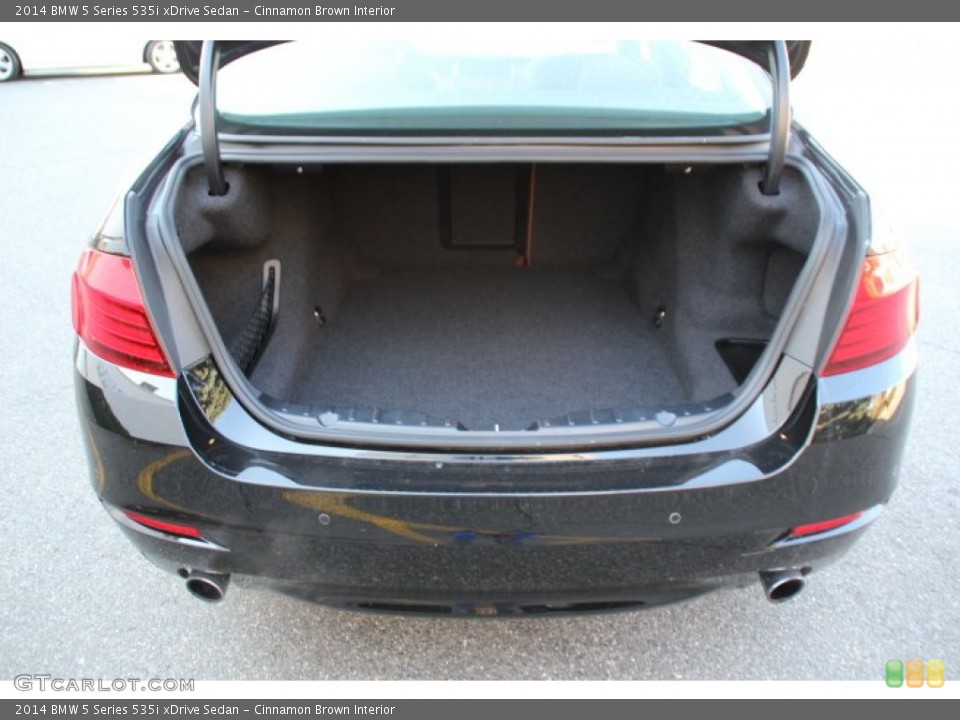 Cinnamon Brown Interior Trunk for the 2014 BMW 5 Series 535i xDrive Sedan #92416260
