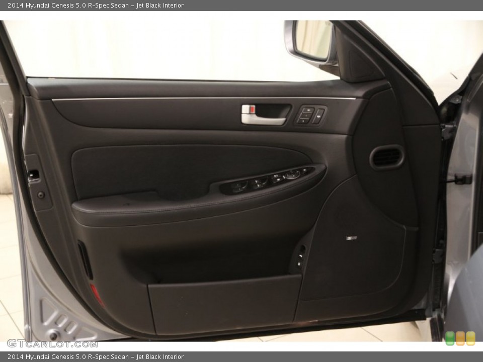 Jet Black Interior Door Panel for the 2014 Hyundai Genesis 5.0 R-Spec Sedan #92419617