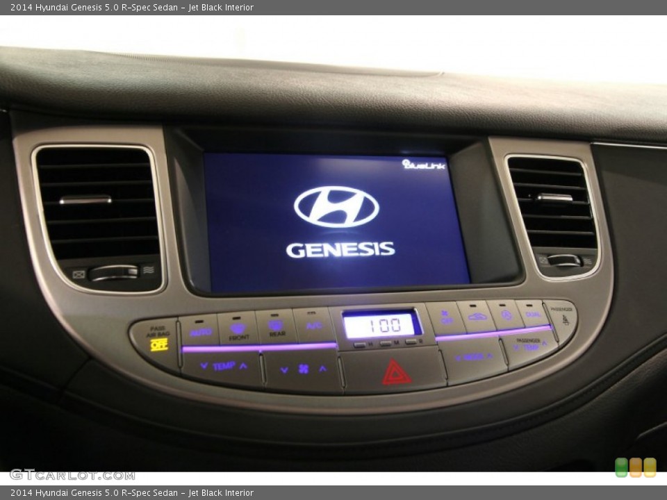 Jet Black Interior Controls for the 2014 Hyundai Genesis 5.0 R-Spec Sedan #92420001