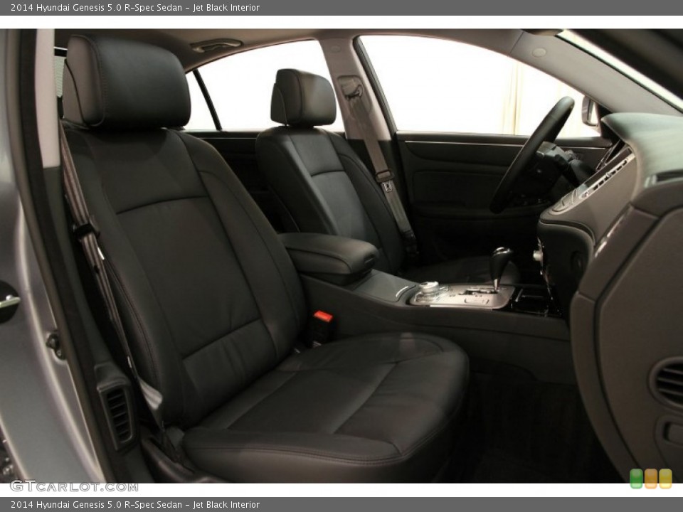 Jet Black Interior Front Seat for the 2014 Hyundai Genesis 5.0 R-Spec Sedan #92420490