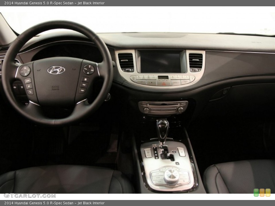 Jet Black Interior Dashboard for the 2014 Hyundai Genesis 5.0 R-Spec Sedan #92420583