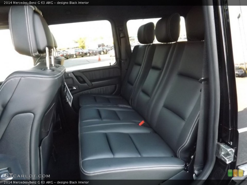 designo Black Interior Rear Seat for the 2014 Mercedes-Benz G 63 AMG #92426634