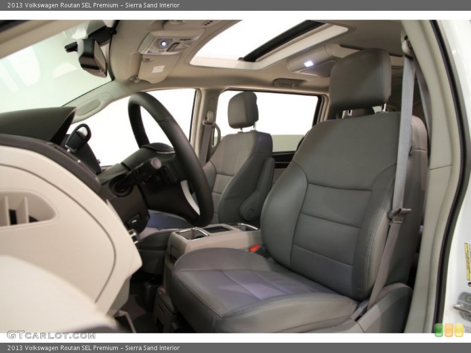 Sierra Sand Interior Front Seat for the 2013 Volkswagen Routan SEL Premium #92435143