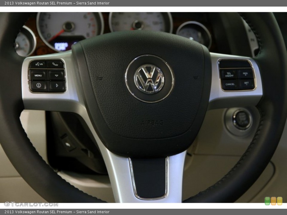 Sierra Sand Interior Steering Wheel for the 2013 Volkswagen Routan SEL Premium #92435167