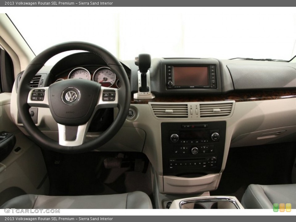 Sierra Sand Interior Dashboard for the 2013 Volkswagen Routan SEL Premium #92435674