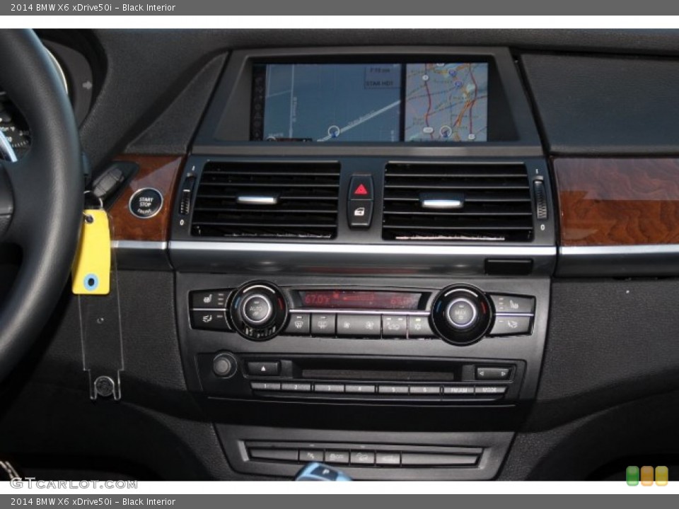 Black Interior Controls for the 2014 BMW X6 xDrive50i #92436226