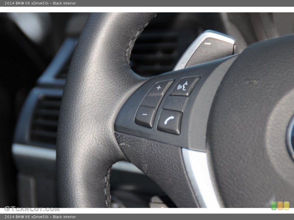 Black Interior Controls for the 2014 BMW X6 xDrive50i #92436289