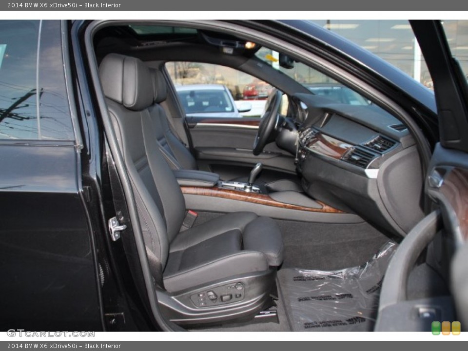 Black Interior Front Seat for the 2014 BMW X6 xDrive50i #92436503