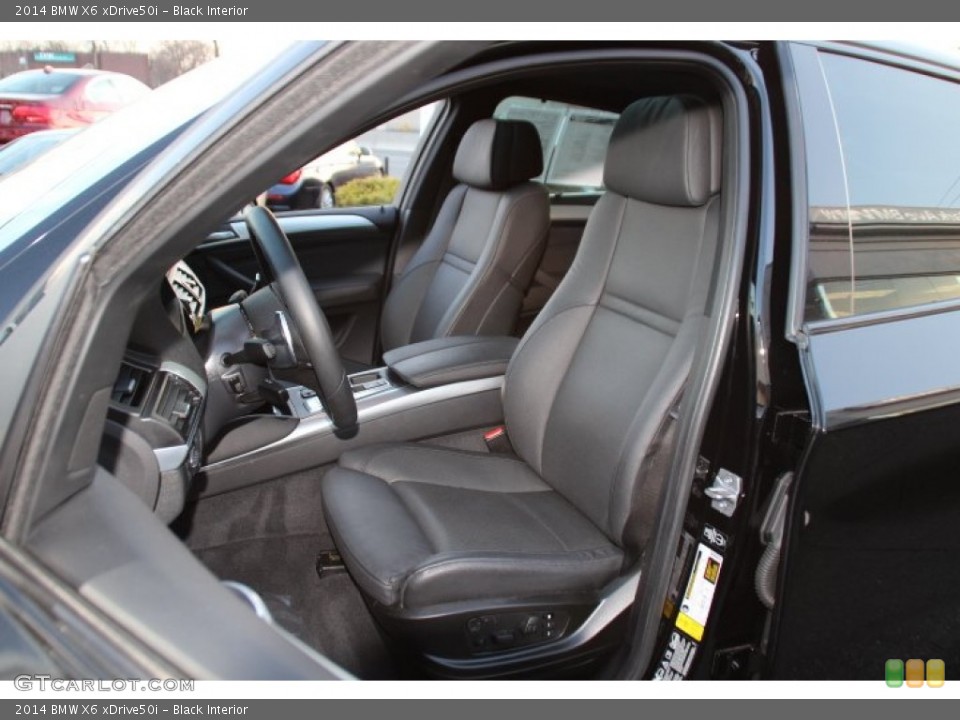 Black Interior Front Seat for the 2014 BMW X6 xDrive50i #92436904