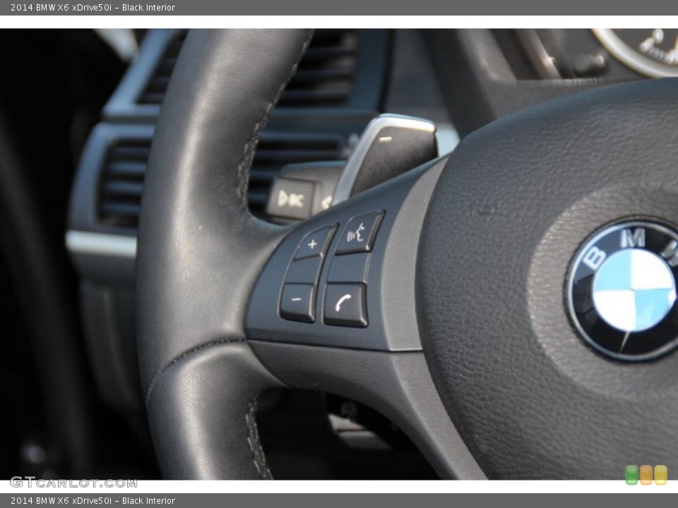 Black Interior Controls for the 2014 BMW X6 xDrive50i #92437009