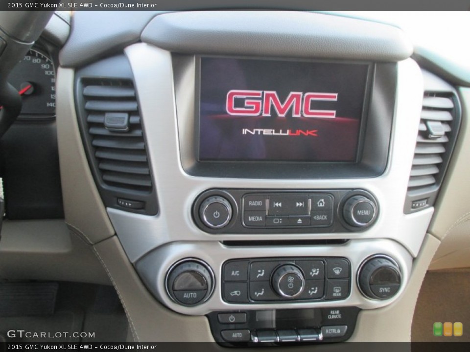 Cocoa/Dune Interior Controls for the 2015 GMC Yukon XL SLE 4WD #92437324