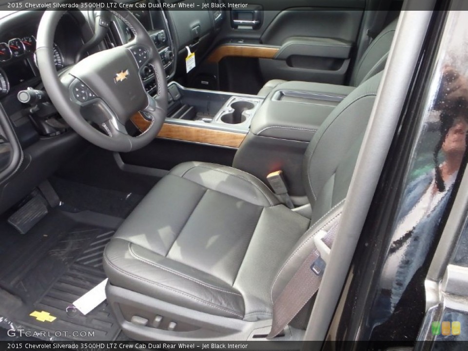 Jet Black Interior Photo for the 2015 Chevrolet Silverado 3500HD LTZ Crew Cab Dual Rear Wheel #92439364