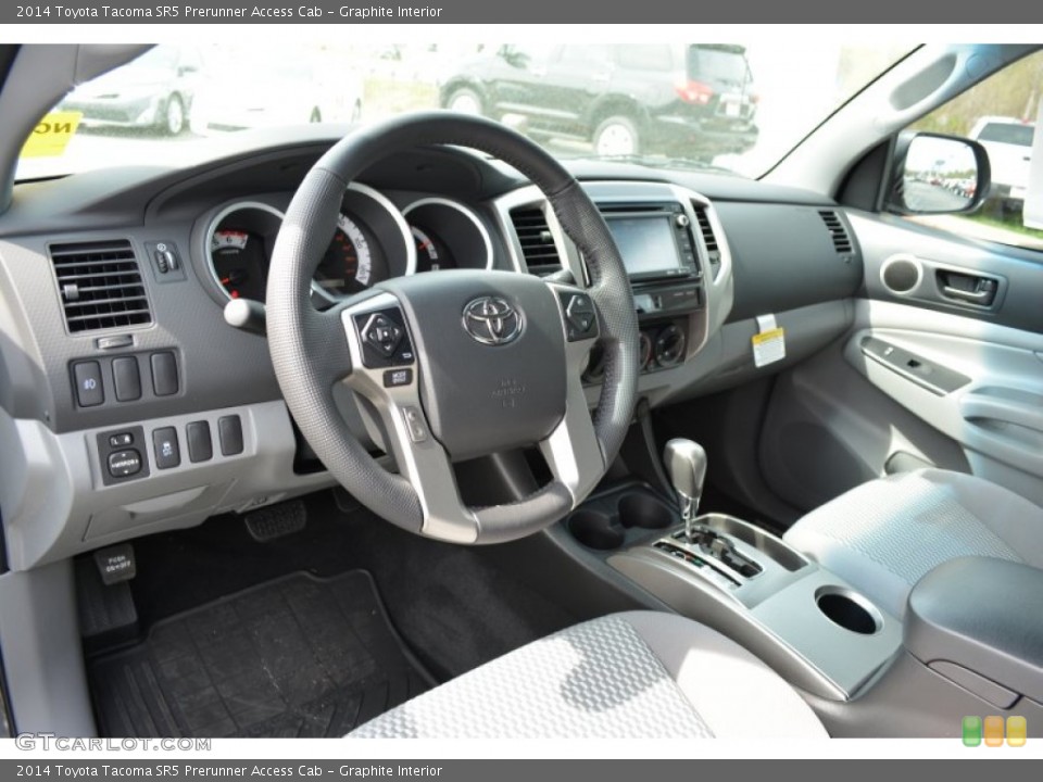 Graphite Interior Photo for the 2014 Toyota Tacoma SR5 Prerunner Access Cab #92439751