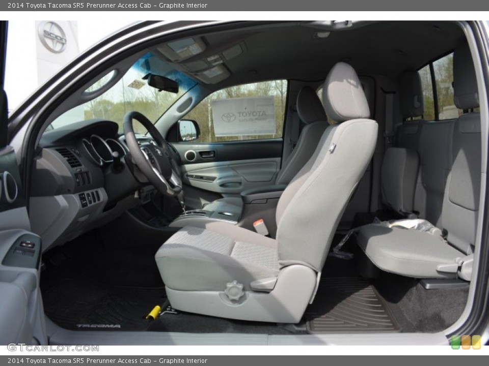 Graphite Interior Photo for the 2014 Toyota Tacoma SR5 Prerunner Access Cab #92439778