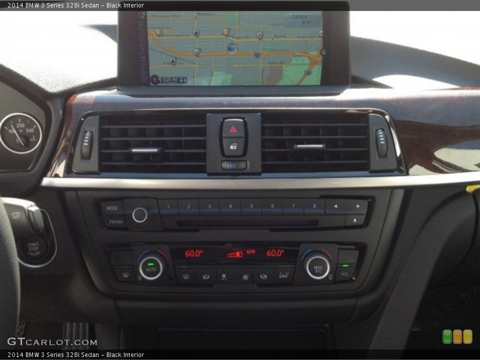 Black Interior Controls for the 2014 BMW 3 Series 328i Sedan #92440207