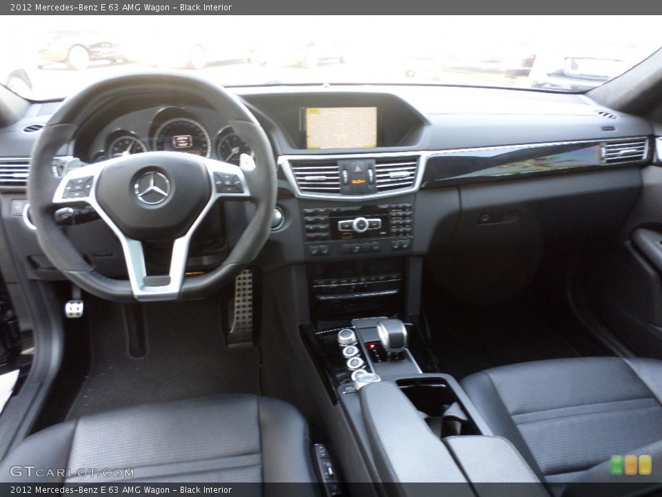 Black Interior Dashboard for the 2012 Mercedes-Benz E 63 AMG Wagon #92448058