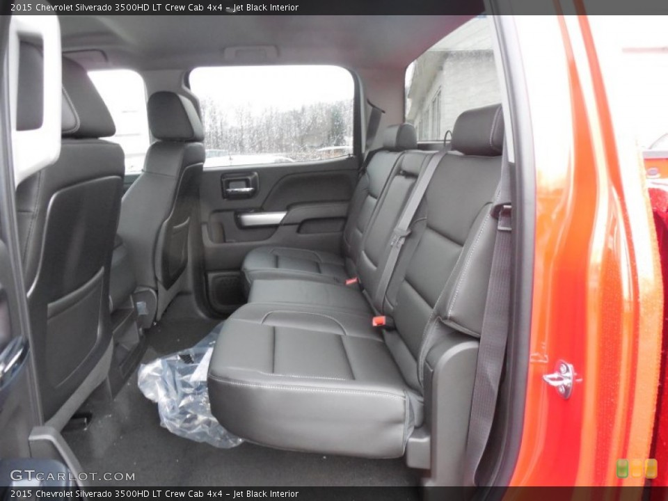 Jet Black Interior Rear Seat for the 2015 Chevrolet Silverado 3500HD LT Crew Cab 4x4 #92450980