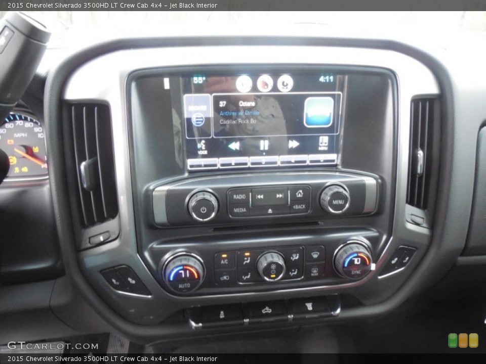 Jet Black Interior Controls for the 2015 Chevrolet Silverado 3500HD LT Crew Cab 4x4 #92451046