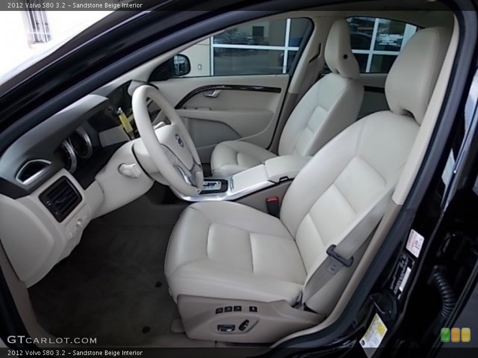 Sandstone Beige Interior Photo for the 2012 Volvo S80 3.2 #92459631