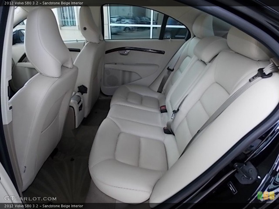 Sandstone Beige Interior Rear Seat for the 2012 Volvo S80 3.2 #92459647