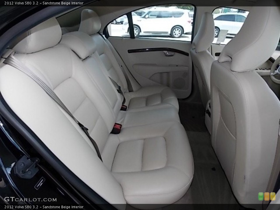 Sandstone Beige Interior Rear Seat for the 2012 Volvo S80 3.2 #92459854