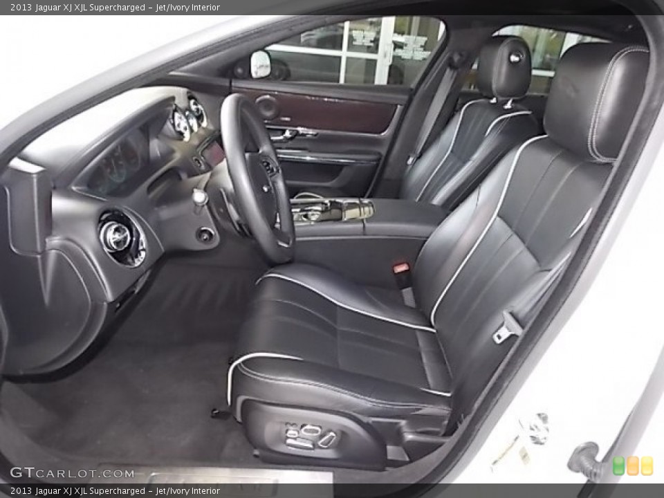 Jet/Ivory 2013 Jaguar XJ Interiors