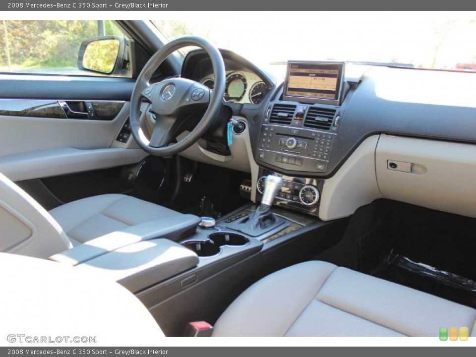Grey/Black Interior Dashboard for the 2008 Mercedes-Benz C 350 Sport #92464060