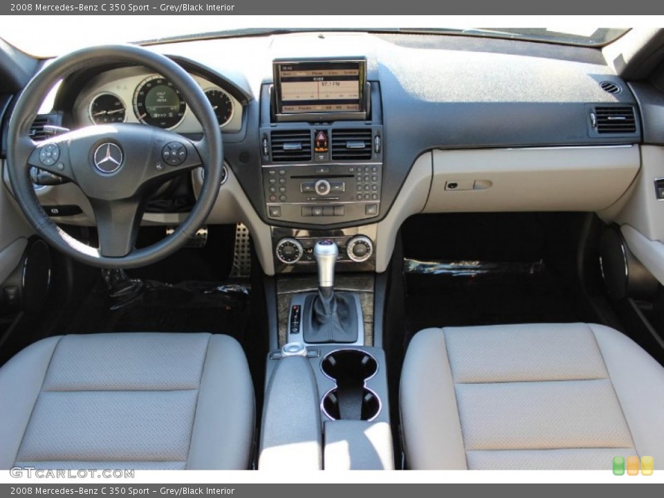 Grey/Black Interior Dashboard for the 2008 Mercedes-Benz C 350 Sport #92464075