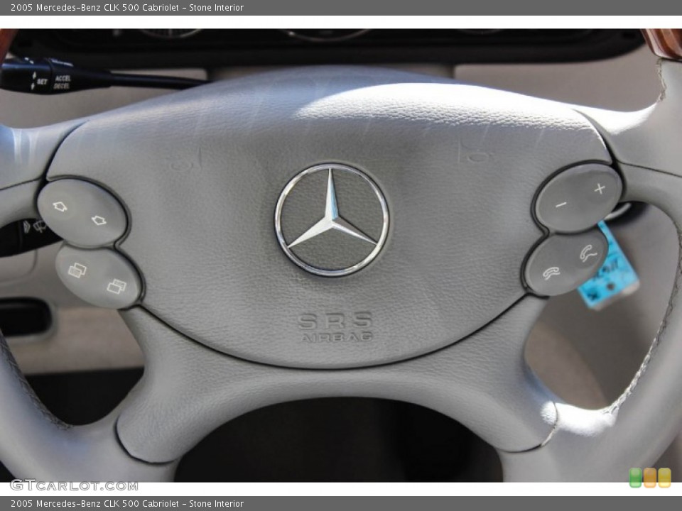 Stone Interior Steering Wheel for the 2005 Mercedes-Benz CLK 500 Cabriolet #92466241